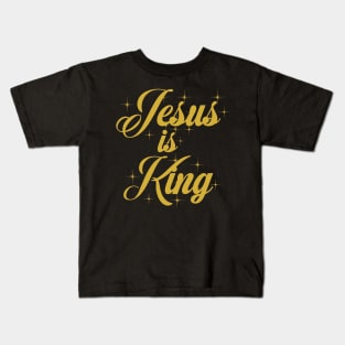 Jesus is King Kids T-Shirt